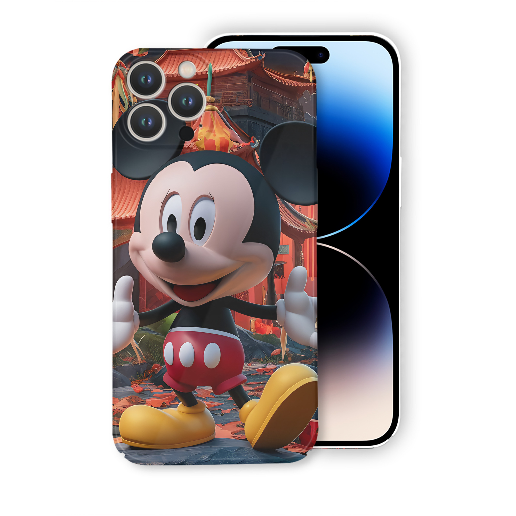 （画像用） ミッキーマウス Mickey Mouse 【iPhone 14シリーズ対応】ハードケース